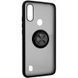 Защитный чехол Ring Buttons для ZTE Blade A7 2020 (с вырезом под сканер) Черный