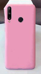 Защитный чехол Liquid Case Full Cover для Huawei P40 Lite E / Y7p Розовый