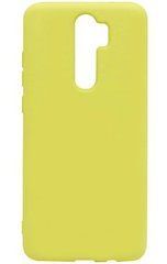 Защитный чехол Liquid Case Full Cover для Xiaomi Redmi 9 Желтый