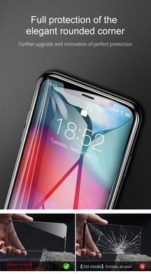 Защитное стекло Baseus 3D для iPhone XS Max / 11 Pro Max Черный