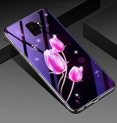 Захисний чохол Fantasy з глянцевими торцями для Samsung G960F Galaxy S9 (тюльпани) Рожевий