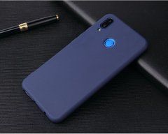 Захисний чохол TPU Matte для Huawei P Smart 2019 / Huawei Honor 10 Lite (Синій, темний)