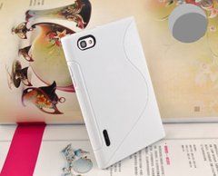 Чохол TPU S-line для LG P895 Optimus VU Білий