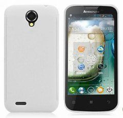 Чехол TPU S-line для Lenovo A830 Белый