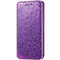 Чехол-книжка Flower Book для Samsung A325F Galaxy A32 4G Фиолетовый