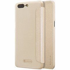 Чохол-книжка Nillkin Sparkle для OnePlus 5 Золотий
