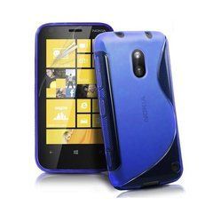 Чехол TPU S-line для Nokia Lumia 620 Синий
