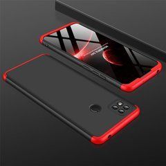 Захисний чохол GKK Full 360 для Xiaomi Redmi 9C / Redmi 10A Чорний / Червоний
