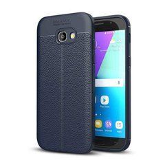 Захисний чохол Leather для Samsung A520F Galaxy A5 2017 Синій