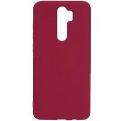 Защитный чехол Liquid Case Full Cover для Xiaomi Redmi 9 Малиновый