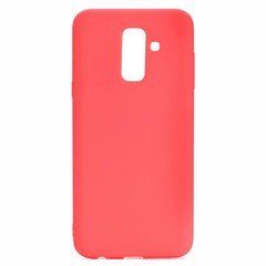 Захисний чохол TPU Matte для Samsung A605 Galaxy A6 Plus / Galaxy J8 Plus 2018 Червоний