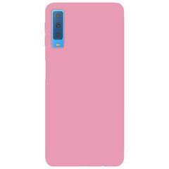 Защитный чехол TPU Softon для Samsung A750 Galaxy A7 2018 Розовый