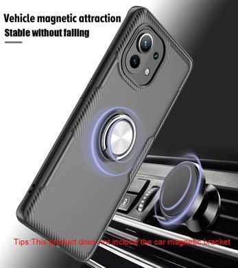 Захисний чохол Crystal Ring для Xiaomi Mi 11 Чорний