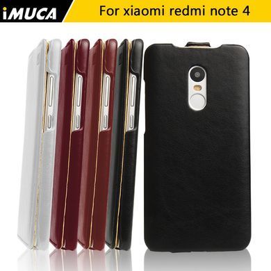 Чохол-фліп IMUCA для Xiaomi Redmi Note 4 Коричневий