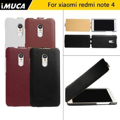 Чохол-фліп IMUCA для Xiaomi Redmi Note 4 Коричневий
