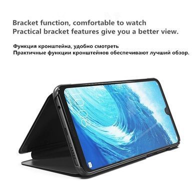 Чехол-книжка Clear View Mirror для Xiaomi Mi Note 10 Lite Черный