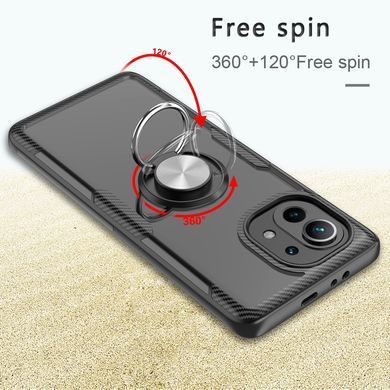 Захисний чохол Crystal Ring для Xiaomi Mi 11 Чорний