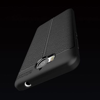 Защитный чехол Leather для Huawei Y5 2017 Красный