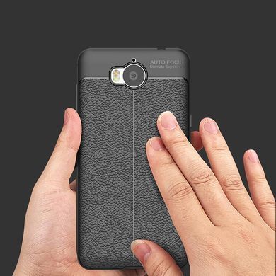 Защитный чехол Leather для Huawei Y5 2017 Красный