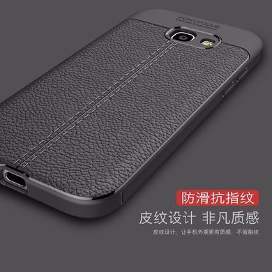 Захисний чохол Leather для Samsung A520F Galaxy A5 2017 Синій