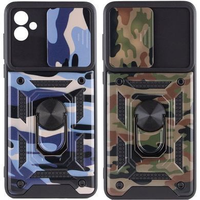 Защитный чехол Camo Ring Lock для Samsung Galaxy A04 Зеленый