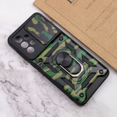Защитный чехол Camo Ring Lock для Samsung Galaxy A33 5G Зеленый