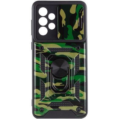 Защитный чехол Camo Ring Lock для Samsung Galaxy A33 5G Зеленый