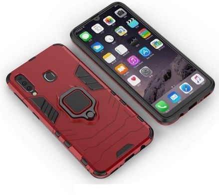 Защитный чехол Strong Guard Ring для Samsung M305F Galaxy M30 / Galaxy A40s Красный