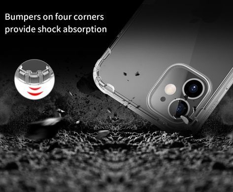 TPU чехол Nillkin Nature для iPhone 12 mini Прозрачный