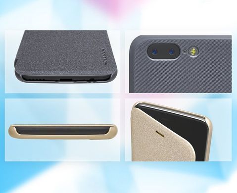 Чехол-книжка Nillkin Sparkle для OnePlus 5 Черный