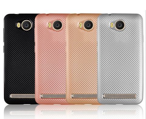 Защитный чехол Carbon TPU для Huawei Y3 II Черный