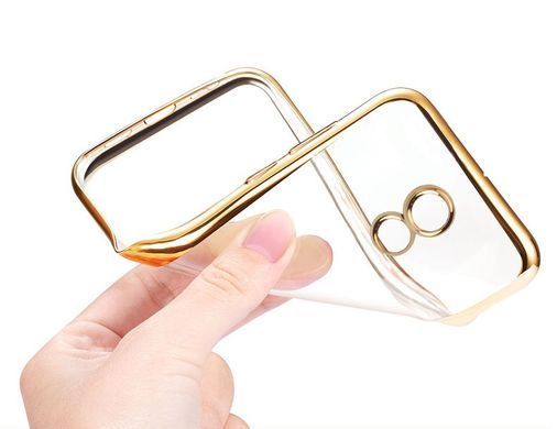 TPU чехол Electro-plating для Meizu M5 Золотистый