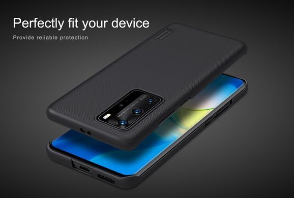 Захисний чохол Nillkin Frosted Shield для Huawei P40 Pro Чорний
