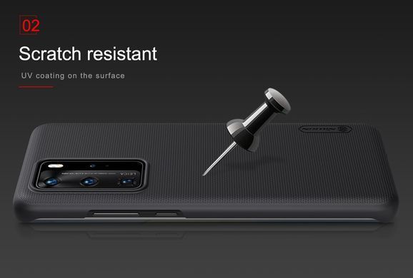 Захисний чохол Nillkin Frosted Shield для Huawei P40 Pro Чорний