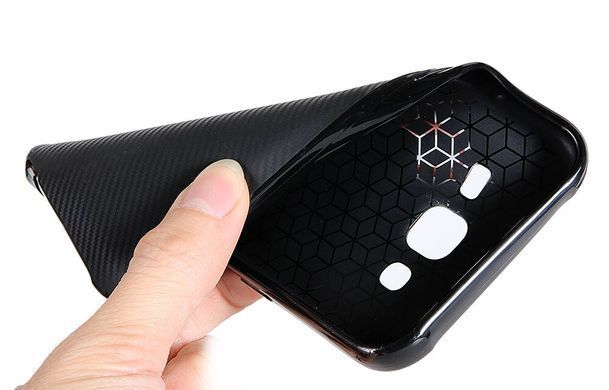 Захисний чохол Carbon TPU для Samsung J700H Galaxy J7 / J701 Galaxy J7 Neo Чорний