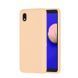 Защитный чехол Liquid Case Full Cover для Samsung A013F Galaxy A01 Core / M013F Galaxy M01 Core Бежевый