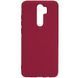 Защитный чехол Liquid Case Full Cover для Xiaomi Redmi 9 Малиновый