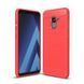 Защитный чехол Slim TPU для Samsung A530 Galaxy A8 2018 Красный