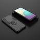 Защитный чехол Strong Guard Ring для Samsung A022F Galaxy A02 Черный