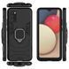 Захисний чохол Strong Guard Ring для Samsung A025 Galaxy A02s Чорний