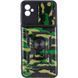 Защитный чехол Camo Ring Lock для Samsung Galaxy A04 Зеленый