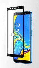 Защитное стекло Full Glue для Samsung A750 Galaxy A7 2018 Черный