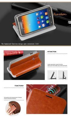 Чохол-книжка MOFI для Lenovo A529 Коричневий