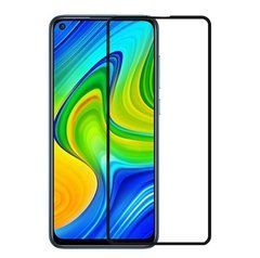 Защитное стекло Ceramic для Xiaomi Redmi Note 9 / Redmi 10X Черный