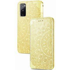 Чехол-книжка Flower Book для Samsung Galaxy S20 FE / S20 FE 5G Желтый