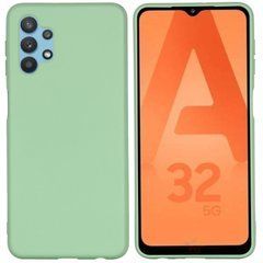 Захисний чохол Liquid Case Full Cover для Samsung A325F Galaxy A32 4G Салатовий