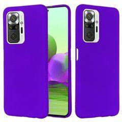Защитный чехол Liquid Case Full Cover для Xiaomi Redmi Note 10 Pro / 10 Pro Max Фиолетовый