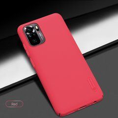 Захисний чохол Nillkin Frosted Shield для Xiaomi Redmi Note 10 / Redmi Note 10S / Poco M5s Червоний