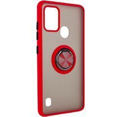 Захисний чохол Ring Buttons для ZTE Blade A51 Червоний