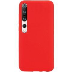 Защитный чехол TPU Matte для Xiaomi Mi 10 / Mi 10 Pro Красный